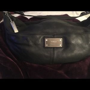 DKNY SOFT Leather black bag